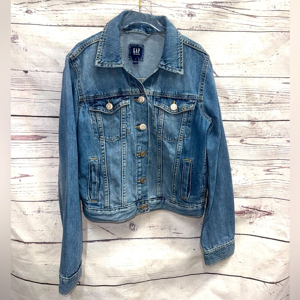 GAP Blue Denim Jacket Size XL